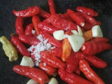 Sate taichan + Sambal orange