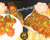 A picture of step 10 of Veg Manchurian 2 ways in gravy and dry.