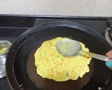 A picture of step 2 of Besan & Oats Chilla.