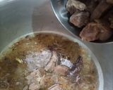 A picture of step 4 of Beef pulao with methi ark -e- gulaab😋.