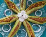 A picture of step 7 of Keema Stuffed Chillies.