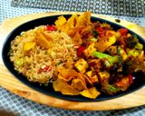 વેજ સીઝલર ( Veg. Sizzler Recipe In Gujarati રેસીપી સ્ટેપ5ફોટો