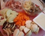 A picture of step 1 of Kenchin-jiru (Mom’s Recipe) – Fragrant with Sesame Oil.