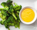 A picture of step 4 of Cheesy spicy broccoli bites.