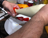 Foto del paso 1 de la receta: Pimientos del piquillo rellenos de brandada de bacalao