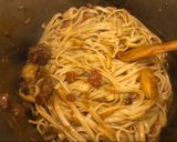 Foto del paso 4 de la receta: Fetuccini en salsa de goulash