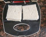 A picture of step 5 of Peanut butter veg grill sandwich.