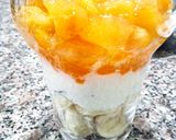 Une image de l'étape 4 de Verrine kaki et banane.