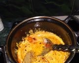 A picture of step 3 of Dum paneer handi masala with Lachha Paratha.
