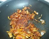 A picture of step 4 of Gawar Sabji.