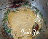 A picture of step 5 of Andhra Beerakaya Chutney/Ridge Gourd Chutney.