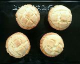 A picture of step 11 of Easy Egg-Free Melon Pan Muffins with Pancake Mix.