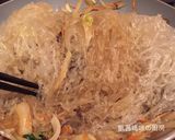 A picture of step 8 of Korean Sweet Potato Noodle Japchae.