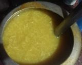 A picture of step 1 of Moong dal khichdi.
