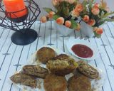 A picture of step 7 of Potato stuffing chicken cheese patties.