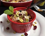 A picture of step 8 of Umm Ali (Egyptian Dessert).