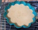 A picture of step 10 of Plum and Almond Clafoutis with Chickpea Flour.