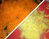 A picture of step 1 of Carrot sweet n sour chutney.