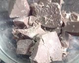 A picture of step 3 of Bounty chocolate at home.