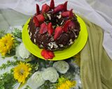 عکس مرحله 5 از دستور کیک شکلات و بادام 🎂 (Chocolate & Almond Cake) با گاناش نوتلا