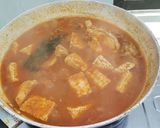 Foto langkah ke 12 dari resep Ayam Tempe Bumbu Merah.