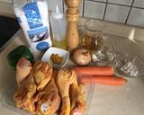 Foto del paso 1 de la receta Muslitos de pollo de corral al curry