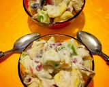 A picture of step 3 of Creamy fruits salad.