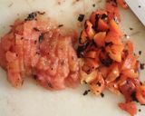 A picture of step 3 of Roasted Tomato and Capsicum chutney with Orange.
