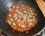 Foto del paso 2 de la receta: Fideos con langostinos y habas