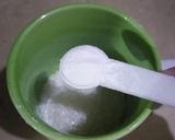 A picture of step 1 of Microwave vanilla mug cake.