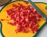 Фото кроку 3 до Овощная запеканка с курицей🍗🌶️🧅🍅.