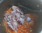 A picture of step 3 of Mutton achari.