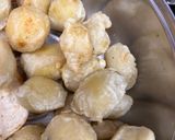 A picture of step 2 of Chilli potato.