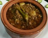 A picture of step 5 of Aloo Qeema😋🍲.