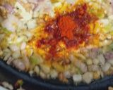 पाव भाजी पिज़्ज़ा (Pav bhaji pizza recipe in Hindi) रेसिपी चरण 3 फोटो