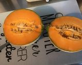 Une image de l'étape 1 de Melon à la coppa et pancetta.