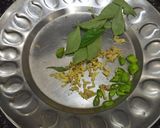 A picture of step 1 of Jau or Bajri Flour Khichu.