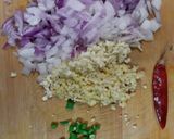 A picture of step 3 of Sarso Da Saag.