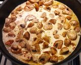 Une image de l'étape 3 de Risotto aux champignons.