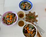 Hình bước làm 2 của món Bún chả cá