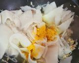 Hình bước làm 1 của món Lòng gà xào măng chua