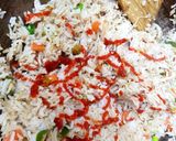 A picture of step 5 of My Chilli Chicken Fried Rice. 😘.