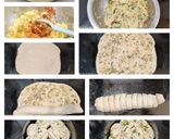 A picture of step 1 of Pull apart garlic bread.