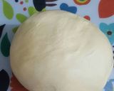 Foto langkah ke 2 dari resep Edible rainbow dough that turns out to be rainbow loaf of bread ^^.