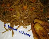 A picture of step 6 of My special fried pasta.