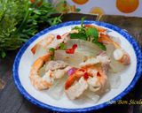 Hình bước làm 6 của món Gỏi Nha Đam Tôm Thịt