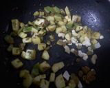 A picture of step 4 of Green Pulao (Jain).