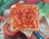 A picture of step 3 of Bread Pizza Without Fire.