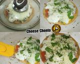 A picture of step 8 of Peri-Peri Corn Masala Gram Flour Pan Cake With & Without cheese.
