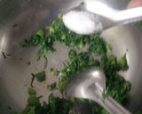 A picture of step 4 of Spinach Capsicum cheese Sandwich (brown bread) (jain/regular).